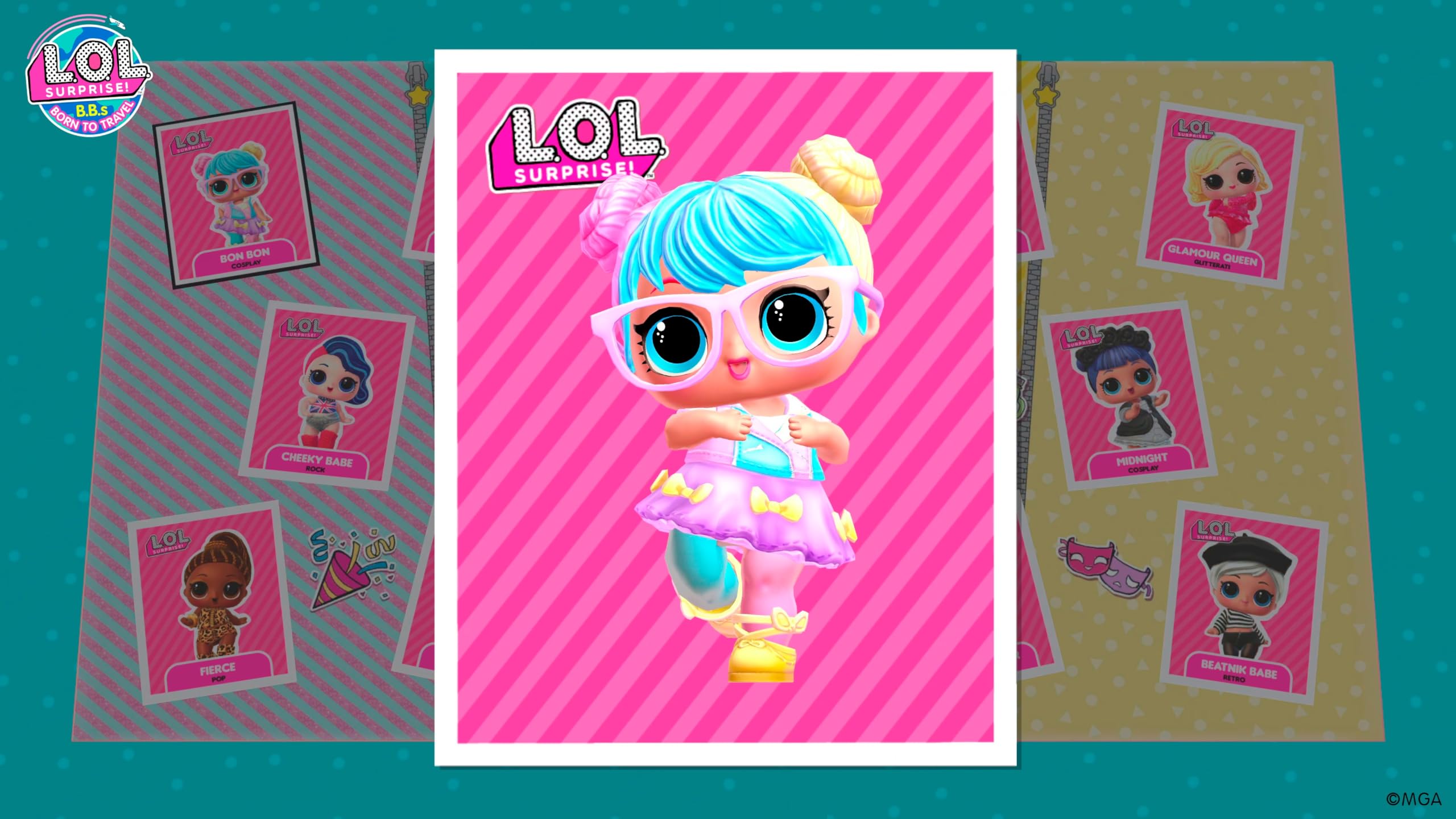 LOL Surprise! B.B.s Born to Travel Doll with 15+ Surprises - Fashion Doll Playset for Kids - Perfect for Travel, Birthday Gifts & Collectible Toys
