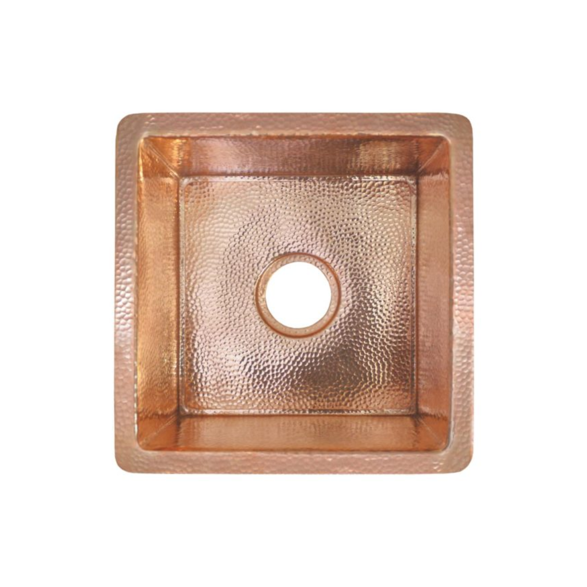 Native Trails Cantina Hammered Copper Bar & Kitchen Prep Sink - Durable Handcrafted Copper Sink for Bar, Kitchen & Outdoor Entertaining