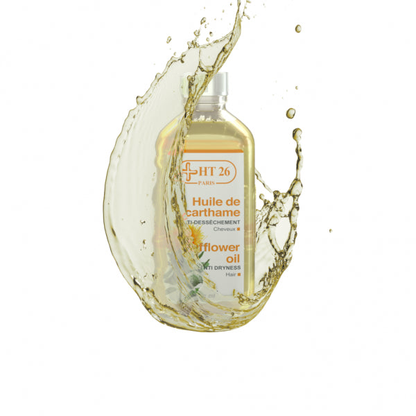 HT26 Safflower Oil for Dry & Damaged Skin - 4.23 oz | Intense Hydration & Skin Repair | Perfect for Night Routine & Winter Care