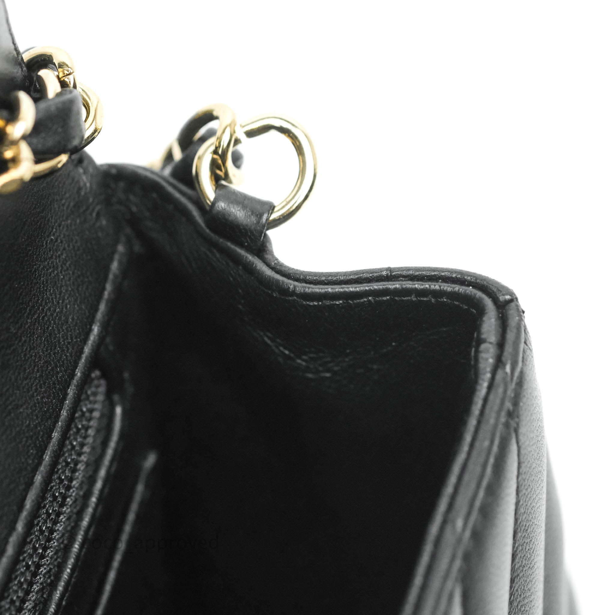Chanel Chevron Mini Rectangular Flap Bag in Black Lambskin Leather with Gold Hardware - Luxury Crossbody Purse for Women, Perfect for Evening Events & Date Nights