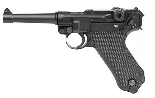 Legends Blowback P08 CO2 BB Air Pistol - Full Metal Construction for Target Shooting & Training | Realistic Replica for Collectors & Airsoft Enthusiasts