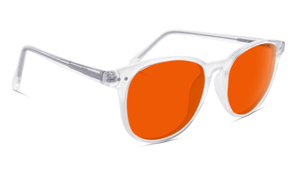 NightFall Blue Light Blocking Glasses - Crystal Clear Lens for Eye Strain Relief - Prescription Ready for Computer & Gaming Use