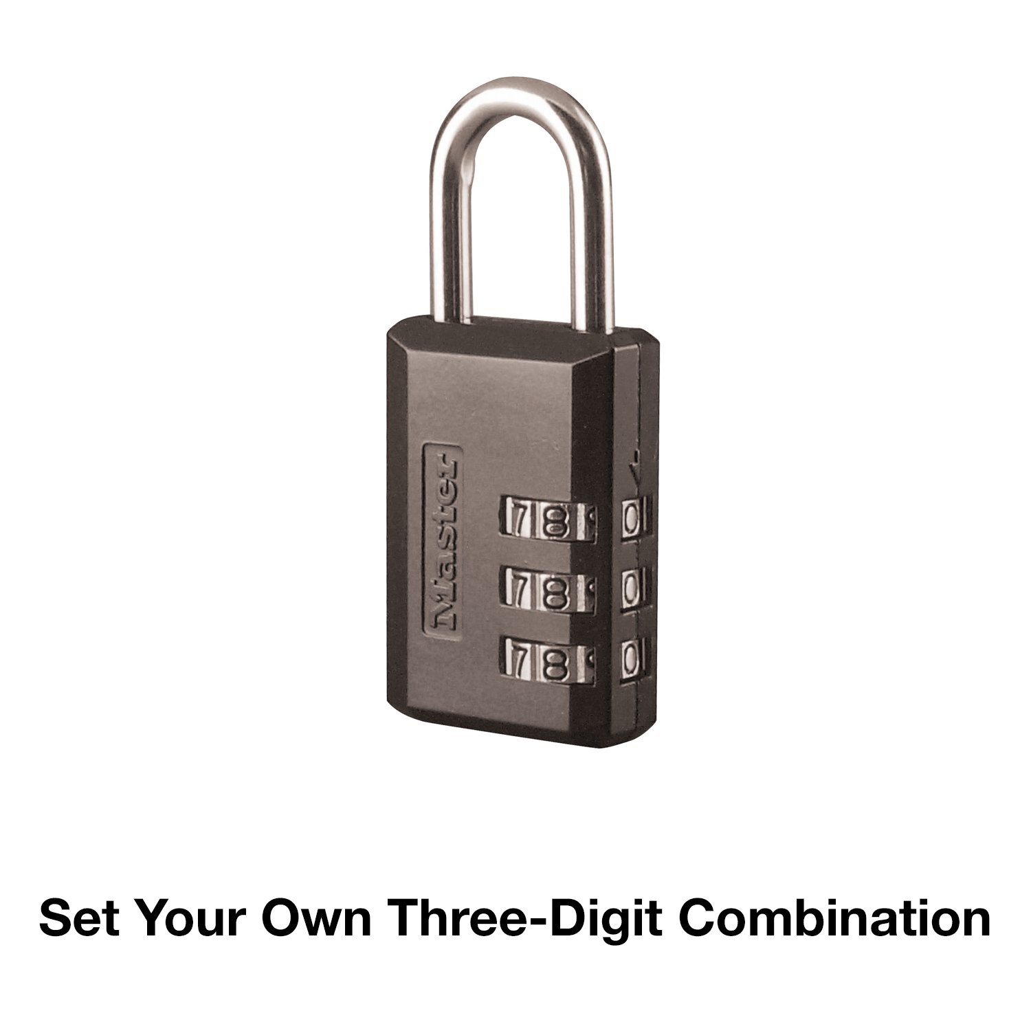 Master Lock TSA-Approved Travel Luggage Locks - Set Your Own Combination, Durable Metal Security Locks for Suitcases, Backpacks & Carry-On Bags | Ideal for Air Travel, Business Trips & Vacation Packing