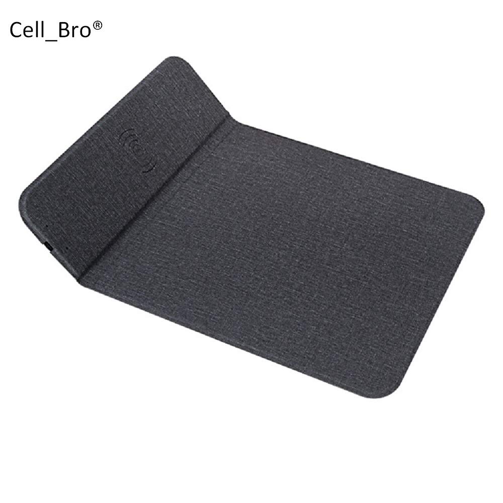 Wireless Charging Mouse Pad - Qi Certified 15W Fast Charger for iPhone, Samsung & All Qi-Enabled Devices | Perfect for Office, Gaming & Home Workspace