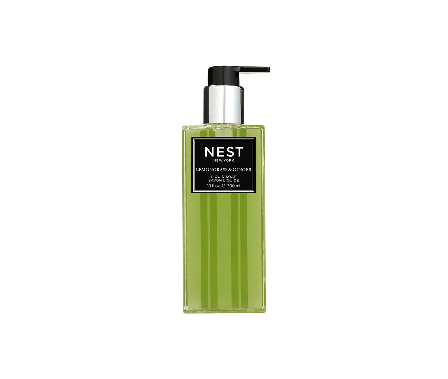 Nest Lemongrass & Ginger Liquid Soap | Refreshing Hand & Body Wash | Perfect for Bathroom, Kitchen & Travel Use