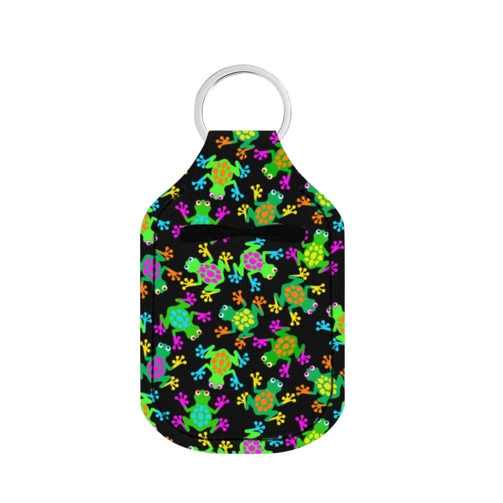 DISNIMO Hand Sanitizer Holder Keychain - Portable Travel Bottle Sleeve for Sanitizer Storage - Perfect for Purse, Backpack & Car - Essential Travel Accessories for Hygiene On-The-Go