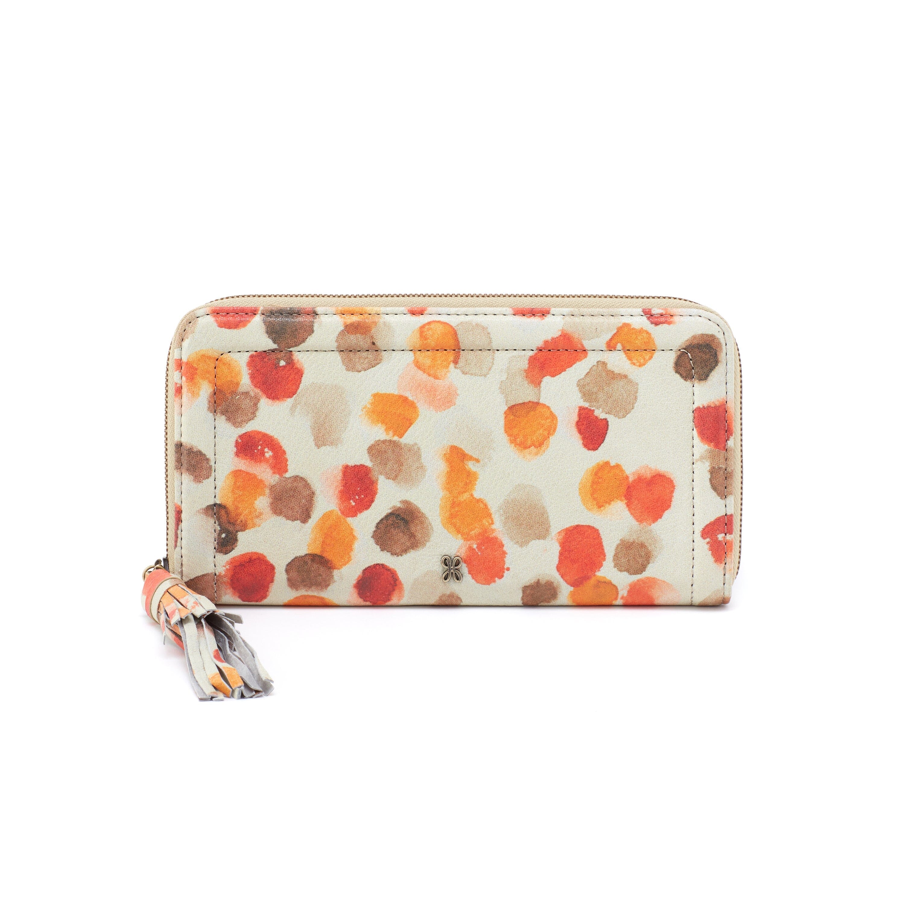 HOBO NILA LARGE ZIP AROUND CONTINENTAL WALLET - Stylish Leather Women's Wallet with Multiple Card Slots & Zipper Closure - Perfect for Travel, Everyday Use & Gift Giving