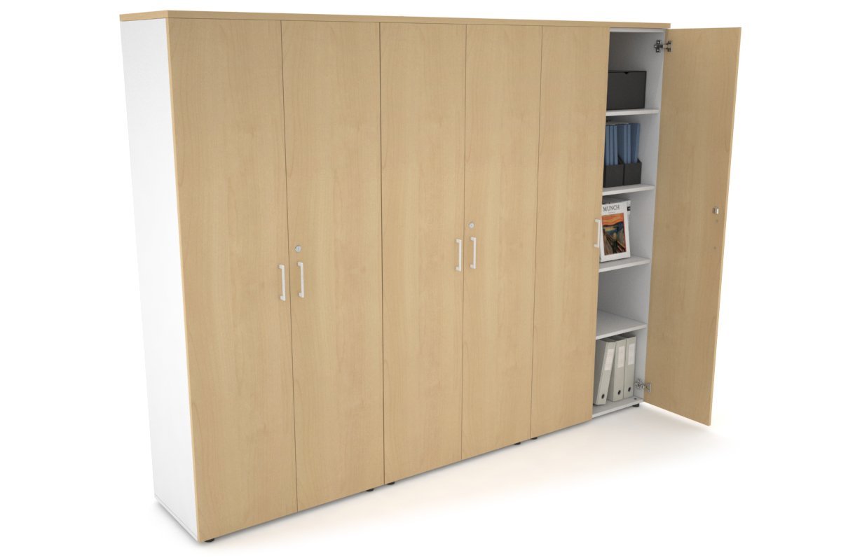 Large Storage Cabinet with Wide Doors - 94.5