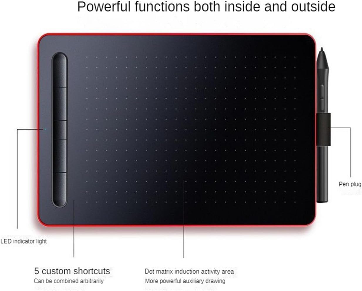 Passive Digital Drawing Tablet for Computer & Phone - Jorge Live Sketch Pad for Design & Art, Blue | Perfect for Graphic Designers, Artists & Online Teaching