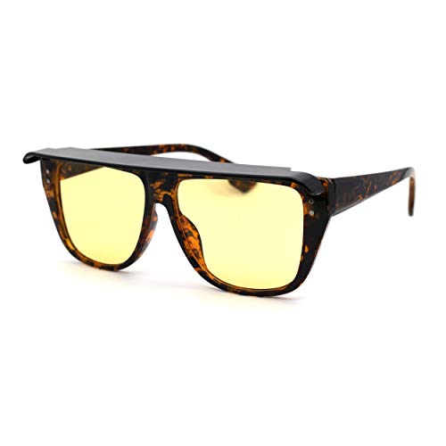 Brown Tortoise Solid Yellow