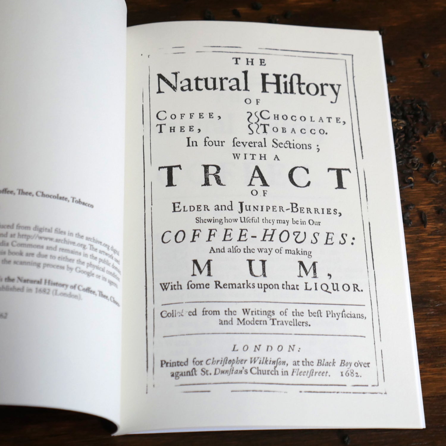 The Natural History of Coffee, Chocolate, Tea, and Tobacco - Origins, Benefits & Cultural Significance | Perfect for Home Brewing, Gifting & Historical Enthusiasts