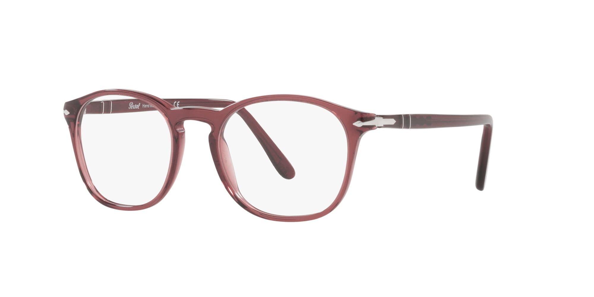 Persol Prescription Eyeglasses & Sunglasses for Women & Men - Fashion Square Frame with Sun Arrow Design | Perfect for Reading, Driving & Outdoor Activities