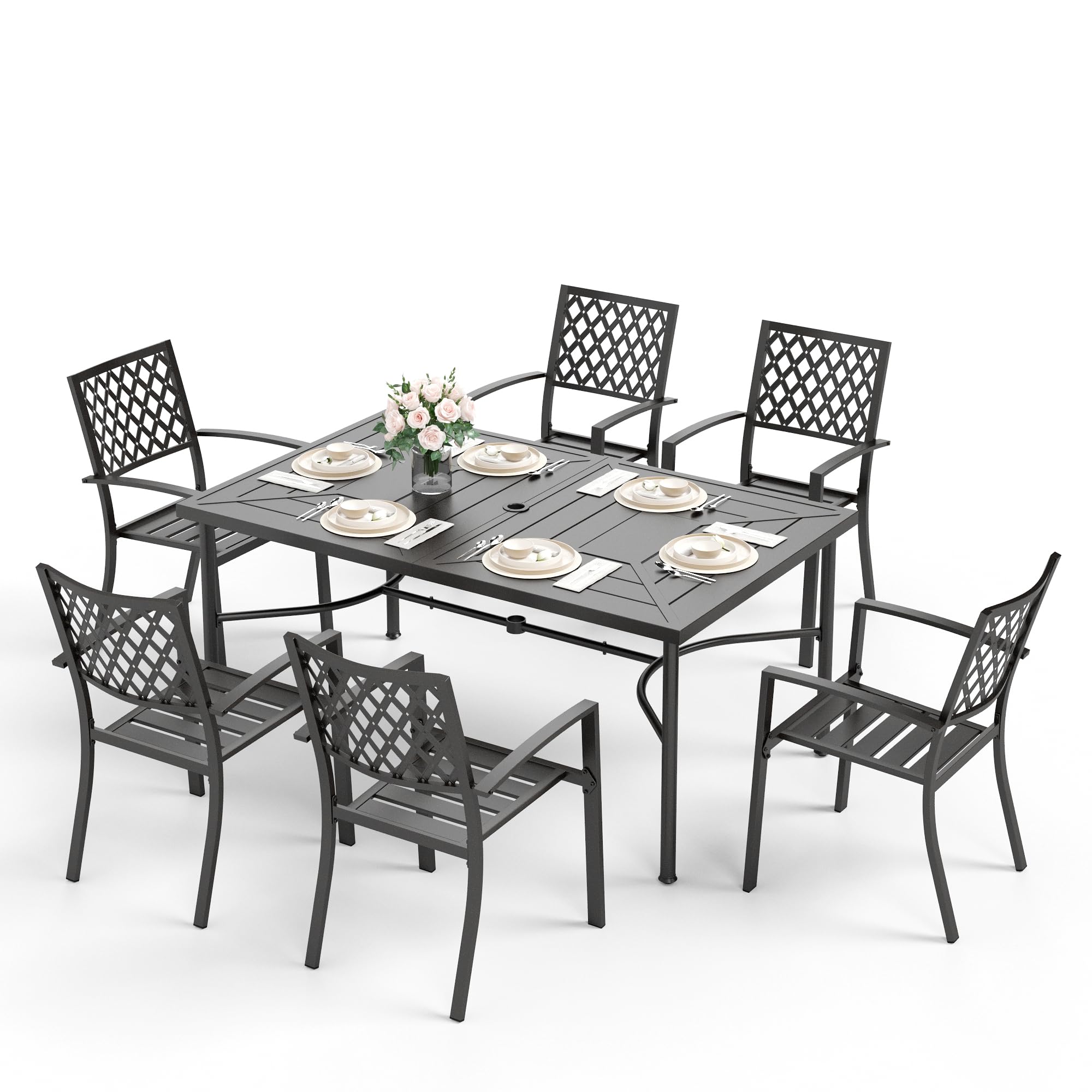 Sophia & William 7-Piece Outdoor Dining Set - 64