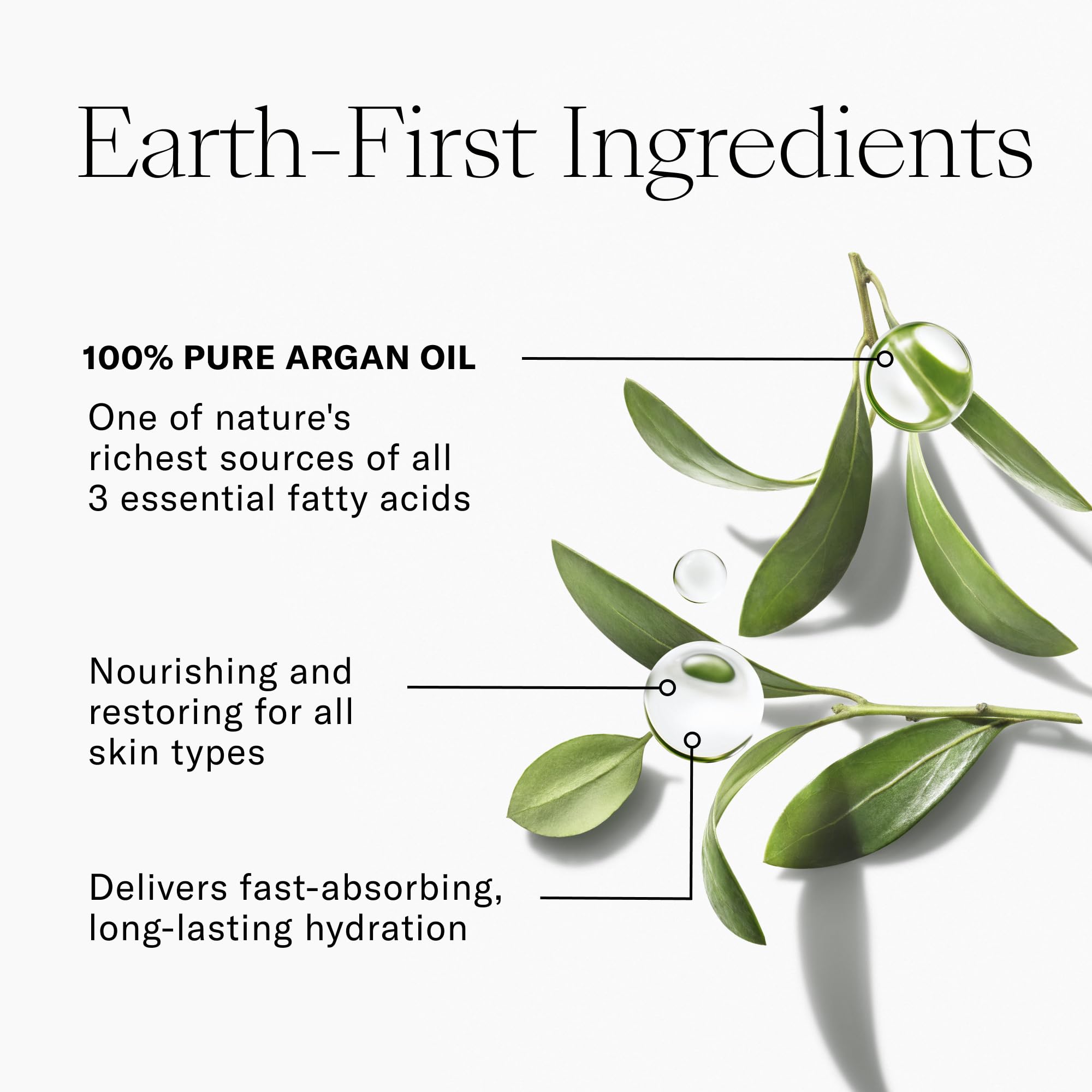 Josie Maran Hydrating Serum with Pure Argan Oil Micro-Droplets | Intensive Argan Milk Moisturizing Treatment | Prep Skin & Boost Skincare Benefits (1 Fl Oz) | Perfect for Dry Skin & Nighttime Routine
