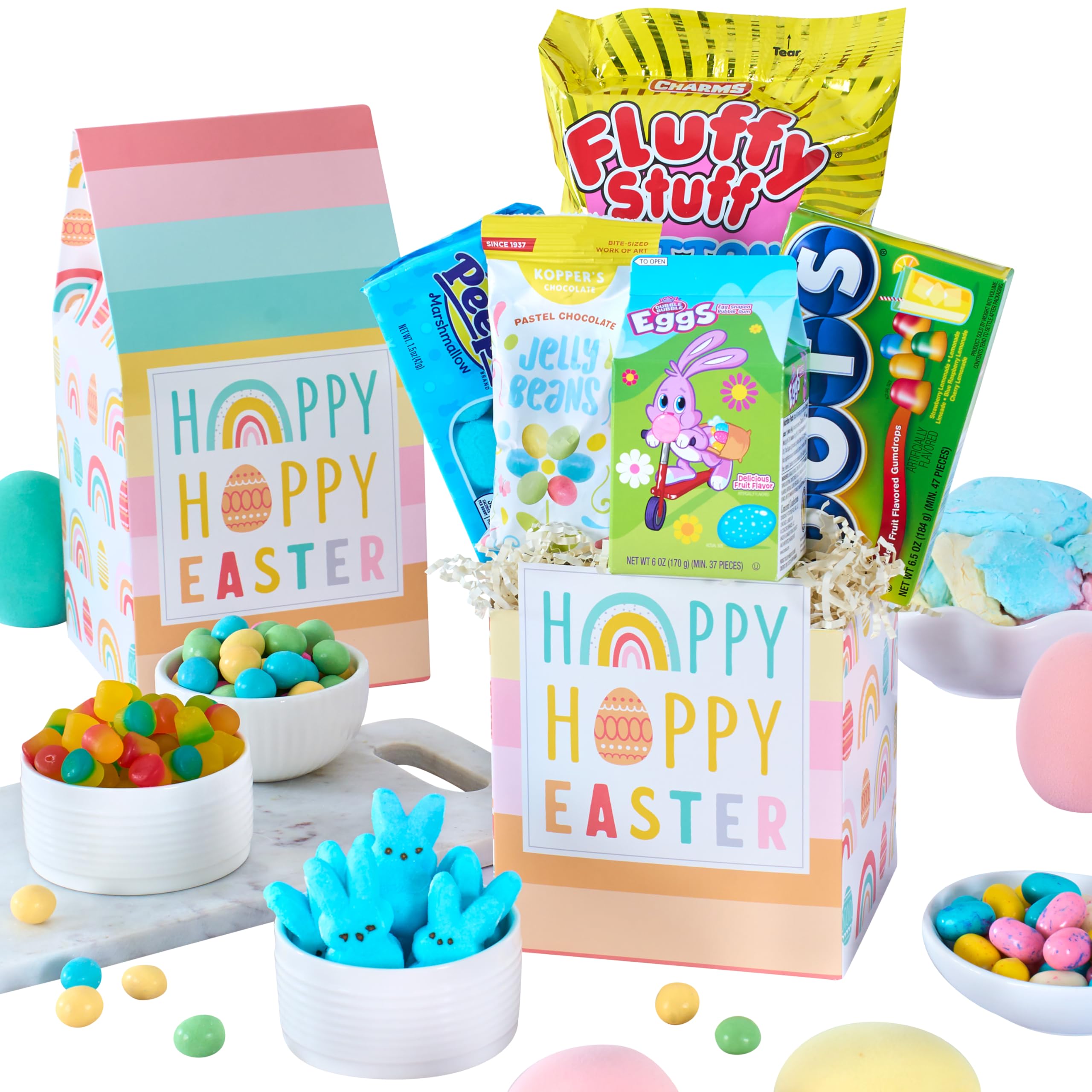 Premium Easter Candy Gift Box - Assorted Chocolates & Treats by GourmetGiftBaskets.com - Perfect for Easter Celebrations, Party Favors & Holiday Gifting