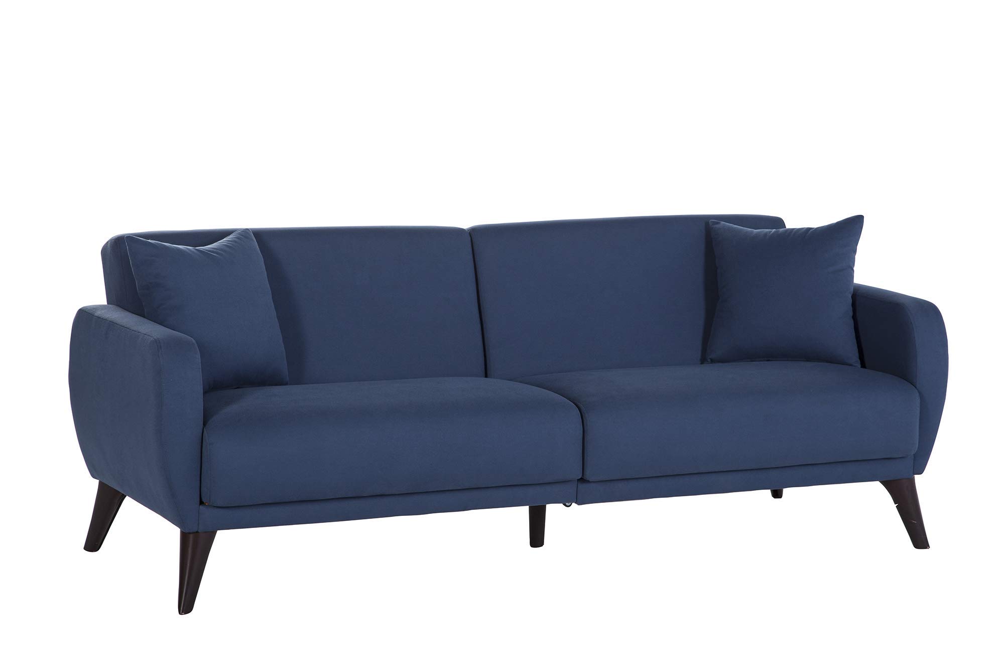 BELLONA Functional Sofa in a Box - Indigo Blue, Easy Assembly Modern Couch for Small Spaces, Living Room, Apartment, Dorm | Comfortable & Stylish Seating Solution