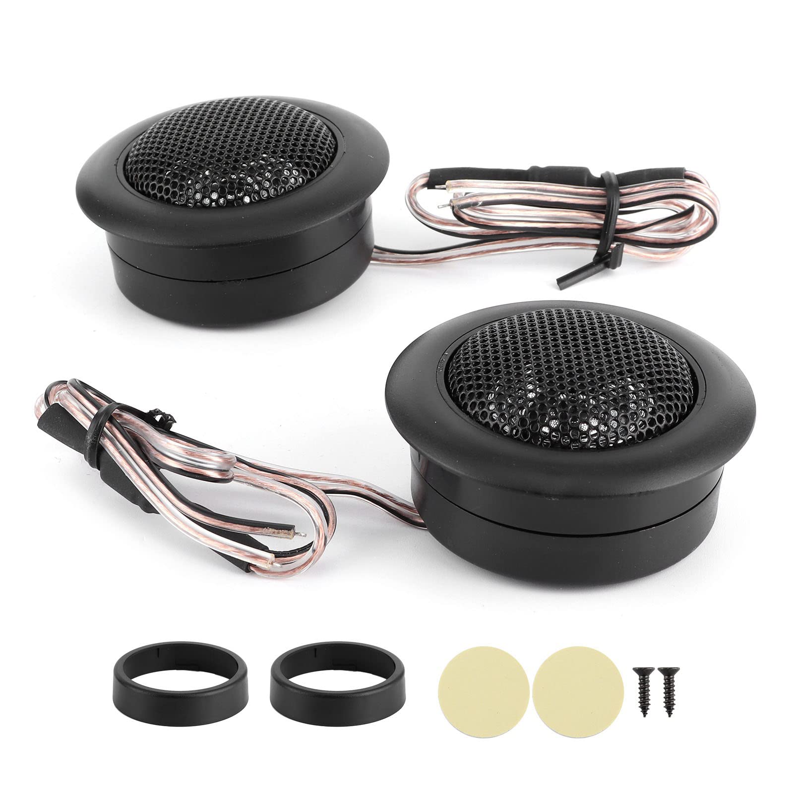 2Pcs 120W High Power Car Tweeter Speakers - Universal Small Car Audio System with 2kHz-22kHz Frequency Range - Perfect for Car Upgrades & Enhanced Music Experience