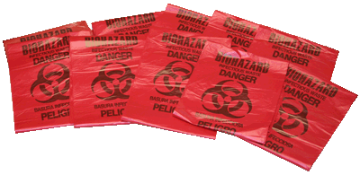 Biohazard Waste Bags - Red Medical Hazardous Disposal Bags for Hospitals, Clinics & Labs | OSHA & FDA Compliant | Perfect for Medical Waste, Sharps & Contaminated Materials