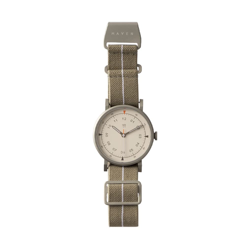 40mm Unisex Swiss Automatic Movement Watch with Parachute Strap & Sapphire Crystal - Waterproof Luxury Timepiece for Men & Women | Perfect for Outdoor Adventures, Business Meetings & Everyday Wear