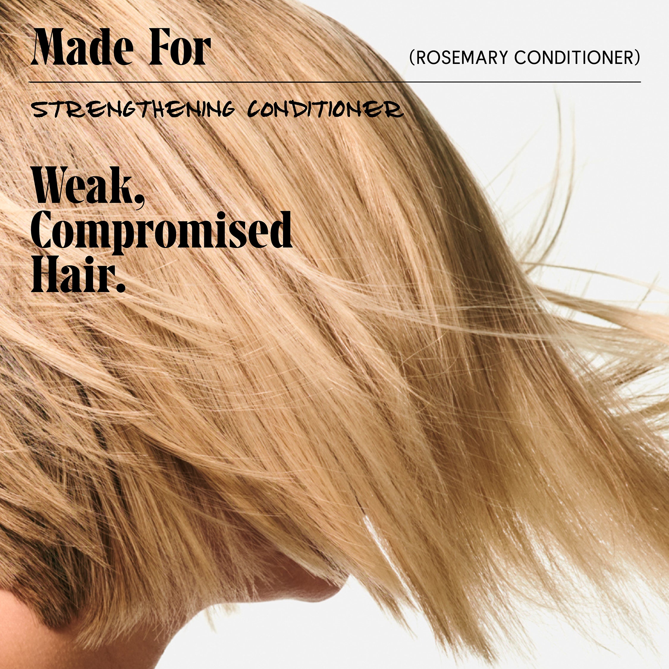 Best Rosemary Hair Conditioner for Dry & Damaged Hair - Natural & Organic Deep Conditioning Treatment for Shine & Growth - Perfect for Daily Use & Salon Results at Home