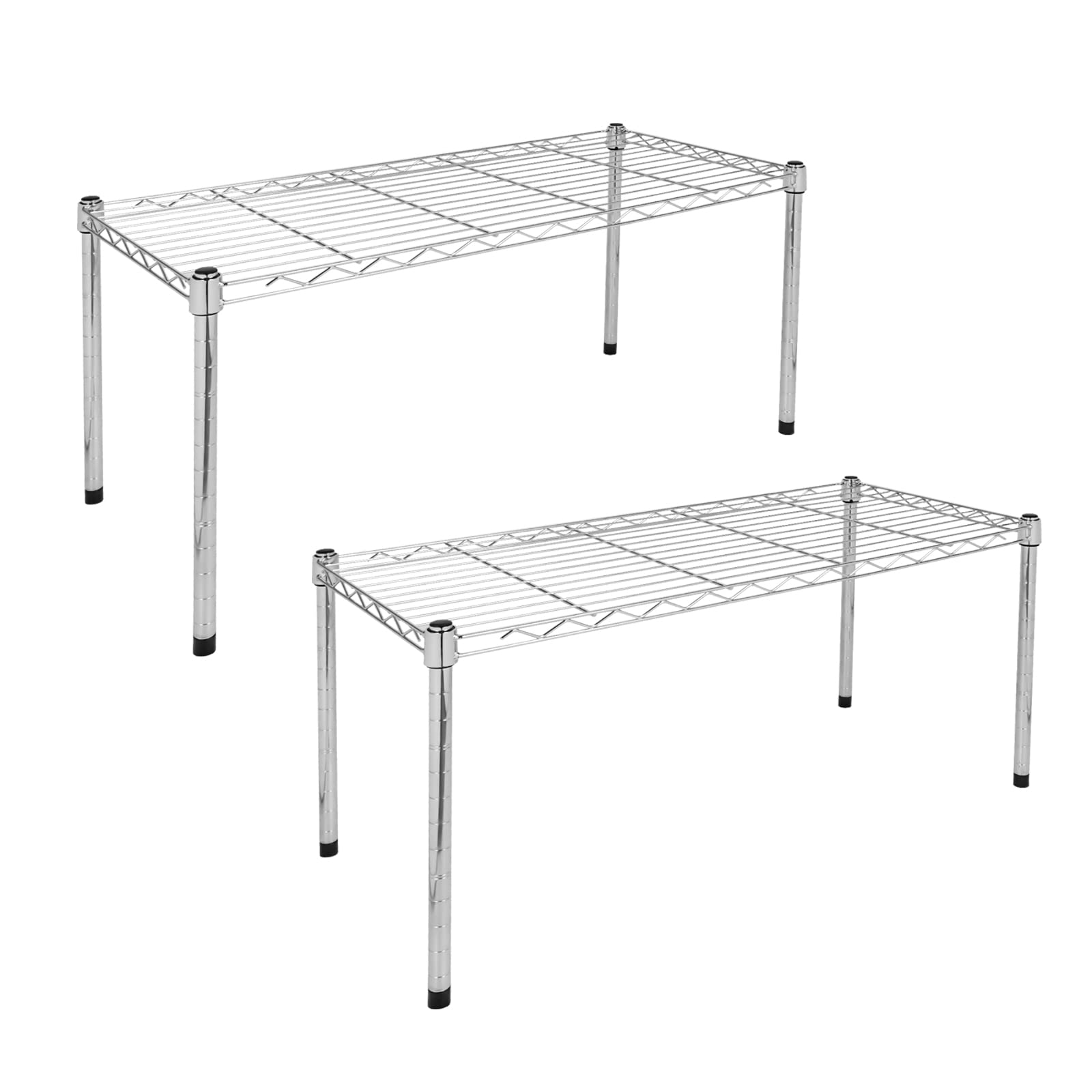Simple Deluxe Heavy Duty 1-Shelf Adjustable Steel Wire Rack - 29.92