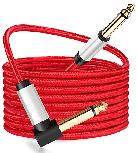 6 ft Guitar Cable - High-Quality Instrument Cable for Electric Guitar, Bass, Pro Audio & Mandolin | Perfect for Live Performances & Studio Recording