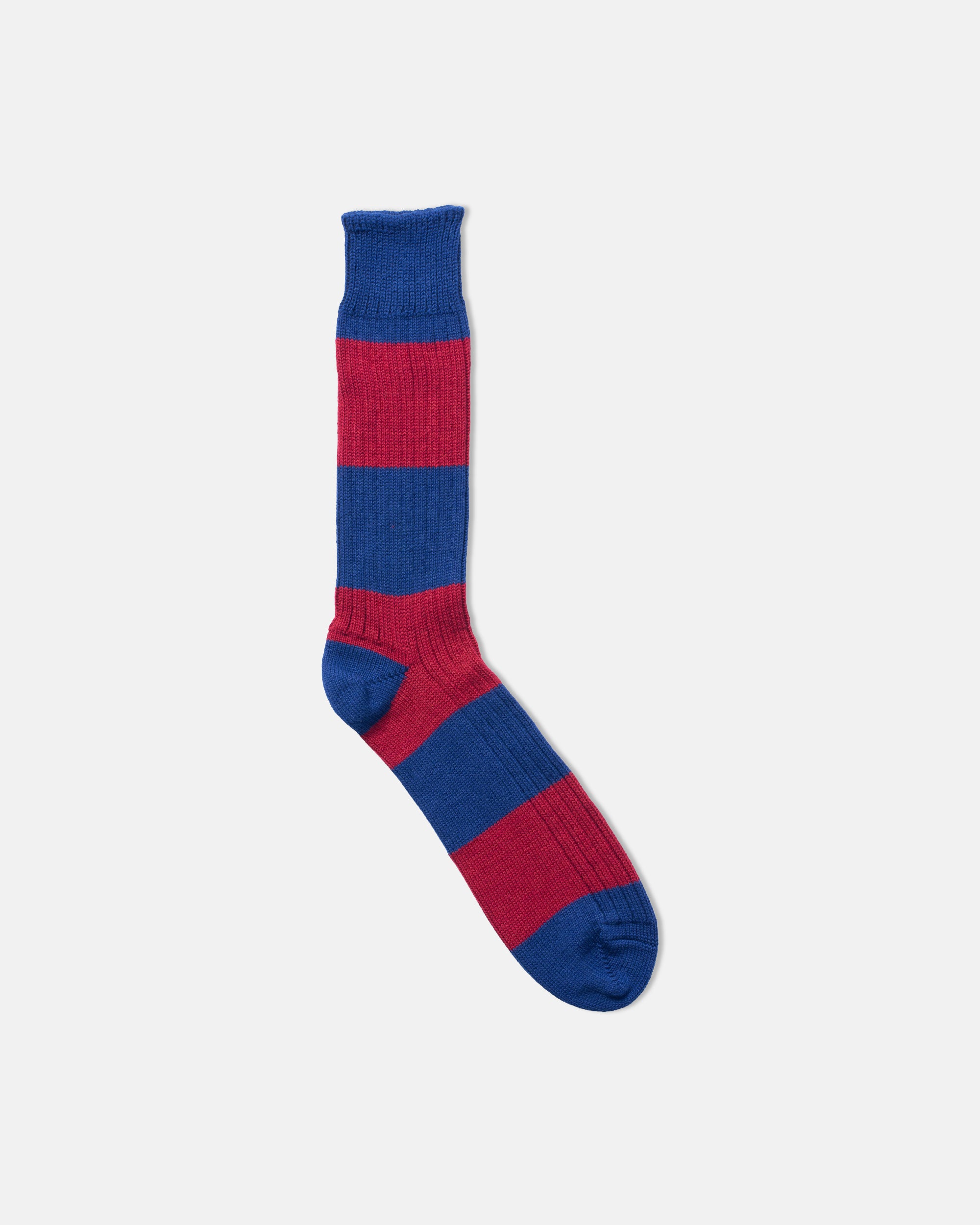 Rugby Stripe Cotton Socks - Breathable Athletic Socks for Men & Women - Perfect for Sports, Running, and Casual Wear