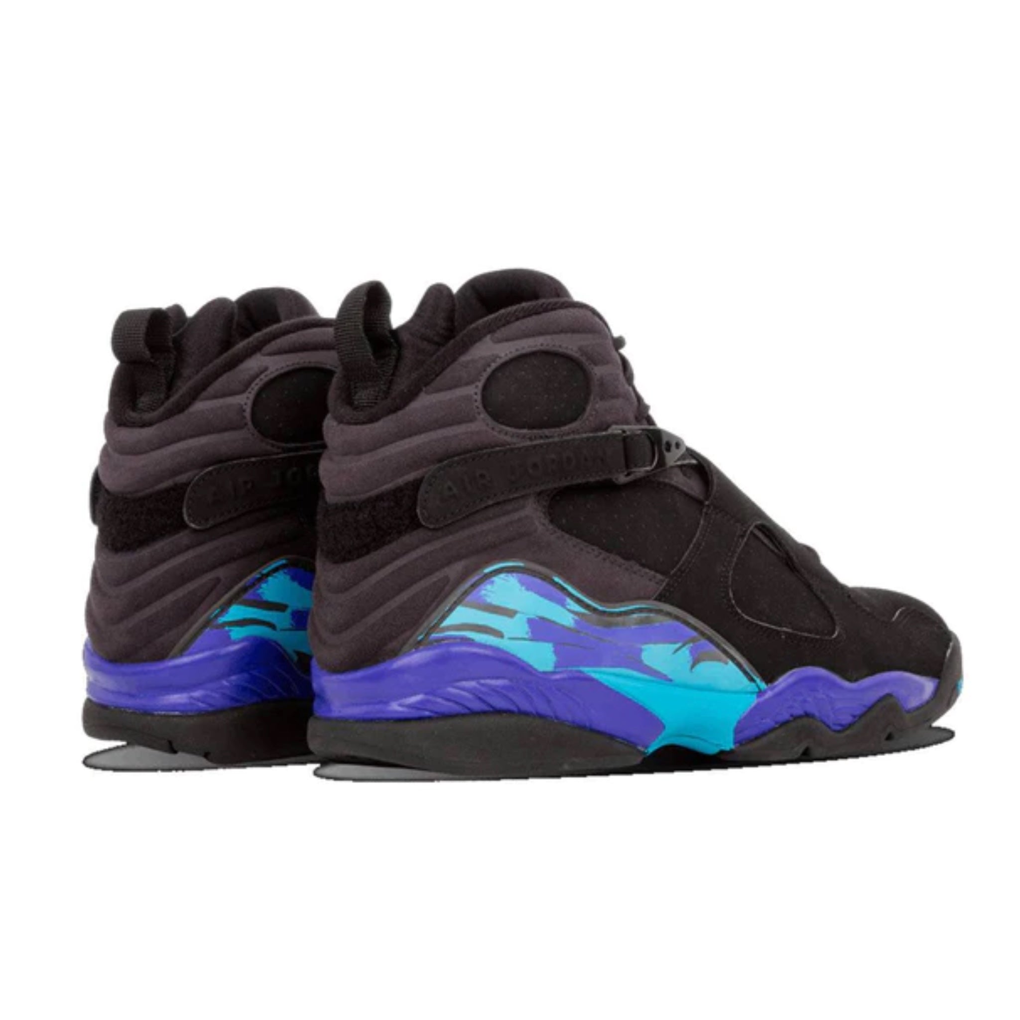 Air Jordan 8 Retro Aqua Black Bright Concord Basketball Shoes (2007) - Men's High-Top Sneakers for Streetwear & Court Performance