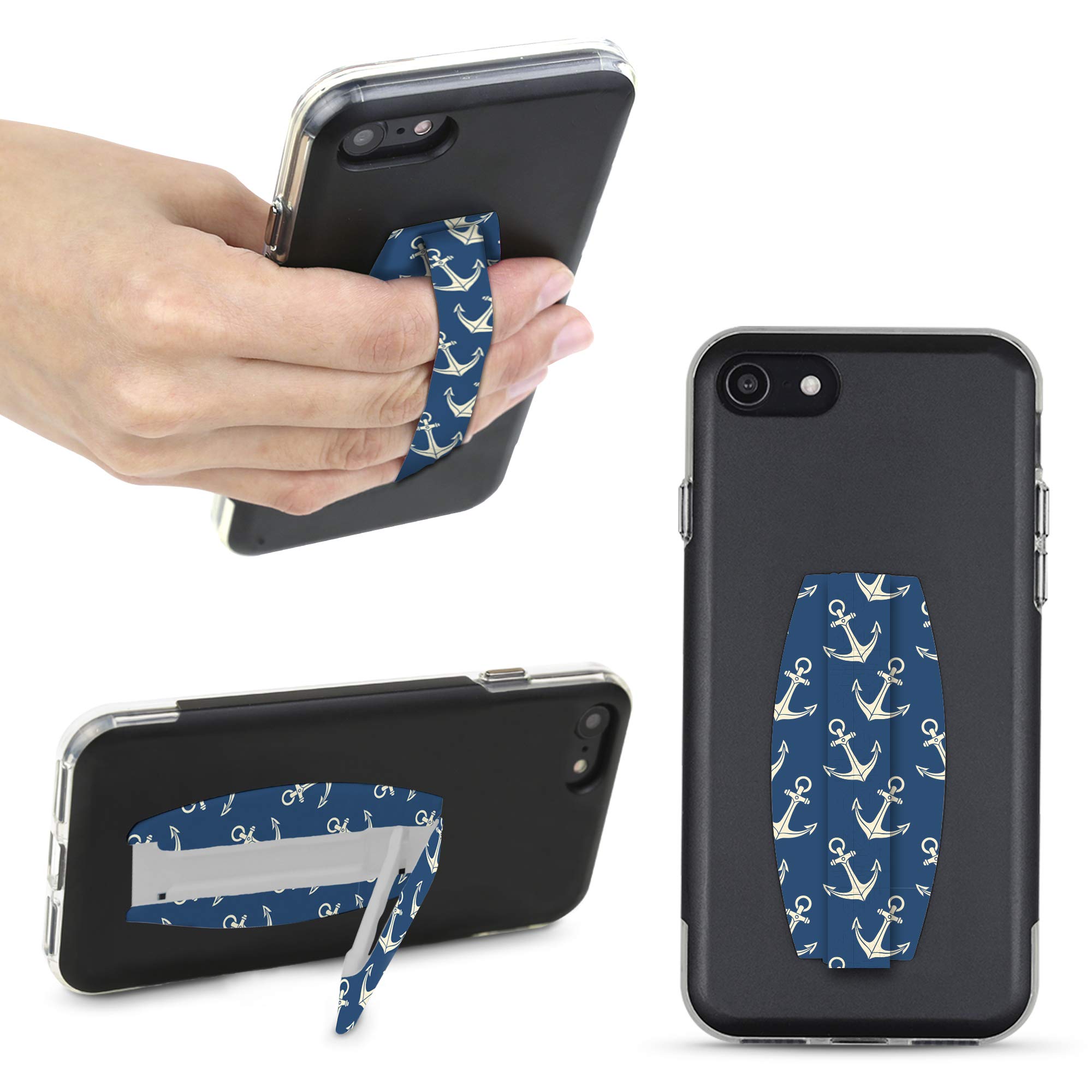 Gear Beast Universal Cell Phone Grip Stand - Ultra Slim Elastic Finger Holder for iPhone, Samsung & Smartphones | Perfect for Gaming, Selfies & Hands-Free Viewing