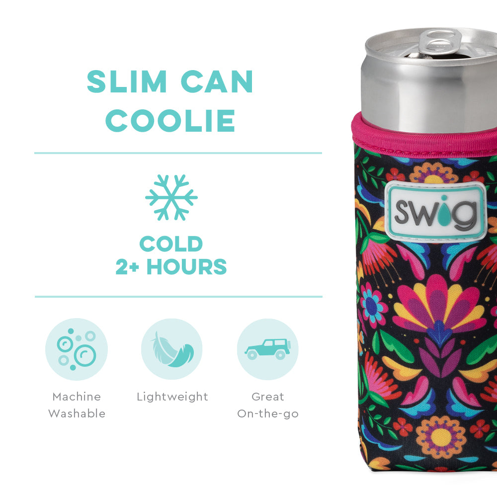 Caliente Slim Can Coolie - Insulated Beverage Sleeve for 12oz Cans - Perfect for Parties, BBQs & Outdoor Events