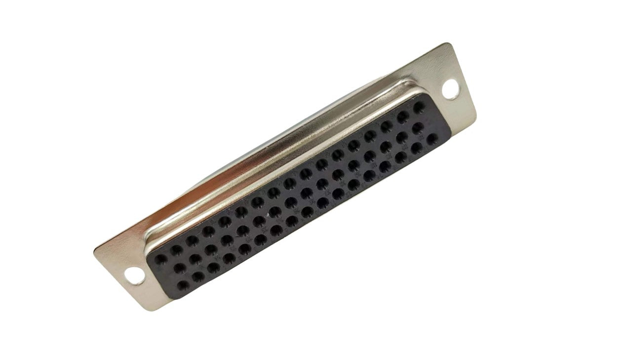 DB50 Female Crimp Type Unshielded Plastic Hood Connector - High-Quality Electrical Terminals for Industrial Equipment & Automotive Wiring Applications