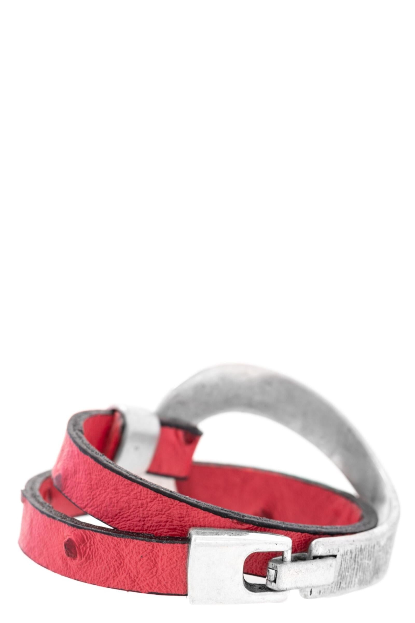 Hammered Double Wrap Leather Loop Bracelet for Women - Handmade Adjustable Boho Bracelet for Everyday Wear & Gift Giving