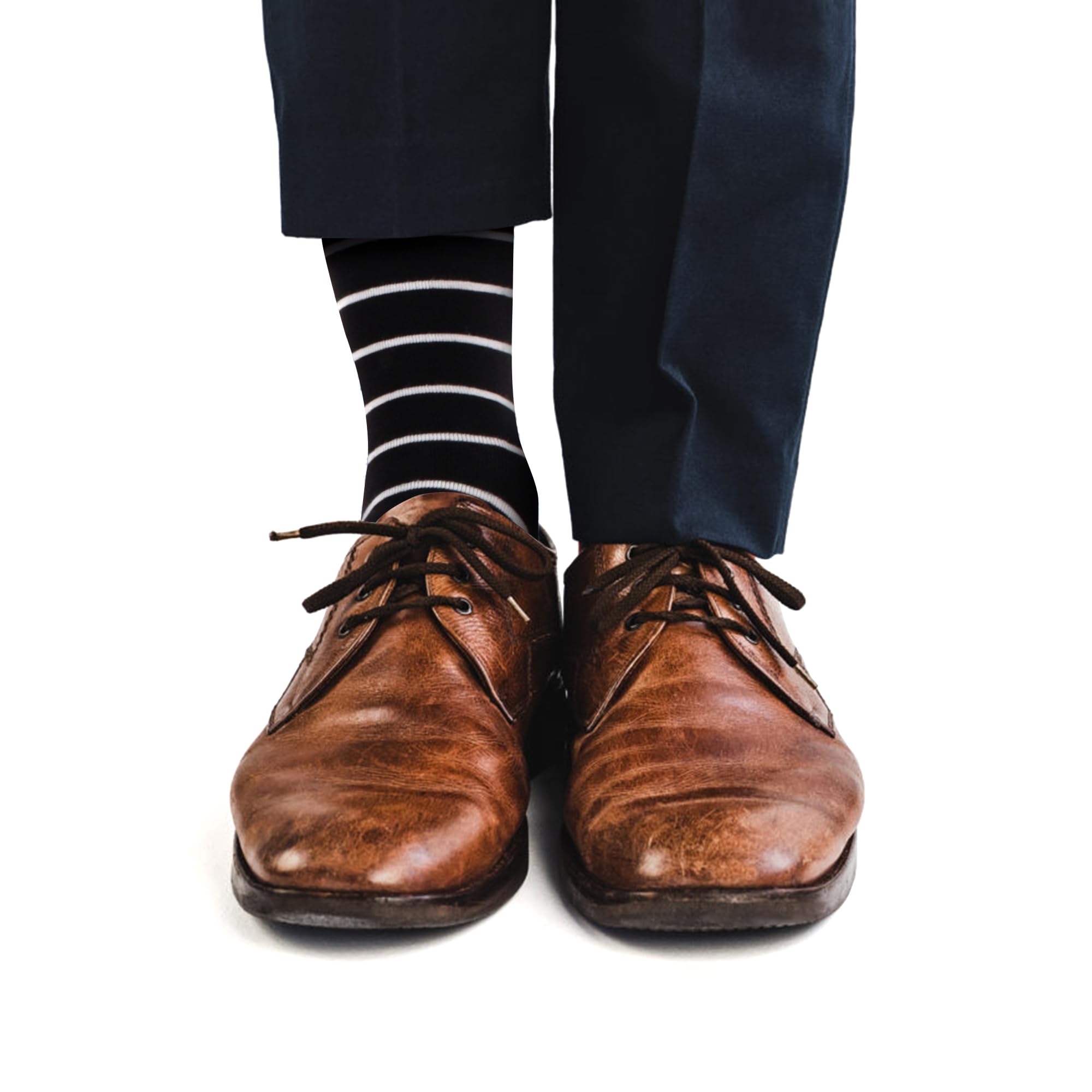 Premium WeciBor Men's Seamless Dress Socks 12-Pack - Ultra Soft Combed Cotton for Business & Formal Wear - Perfect for Office, Weddings & Dress Shoes Comfort