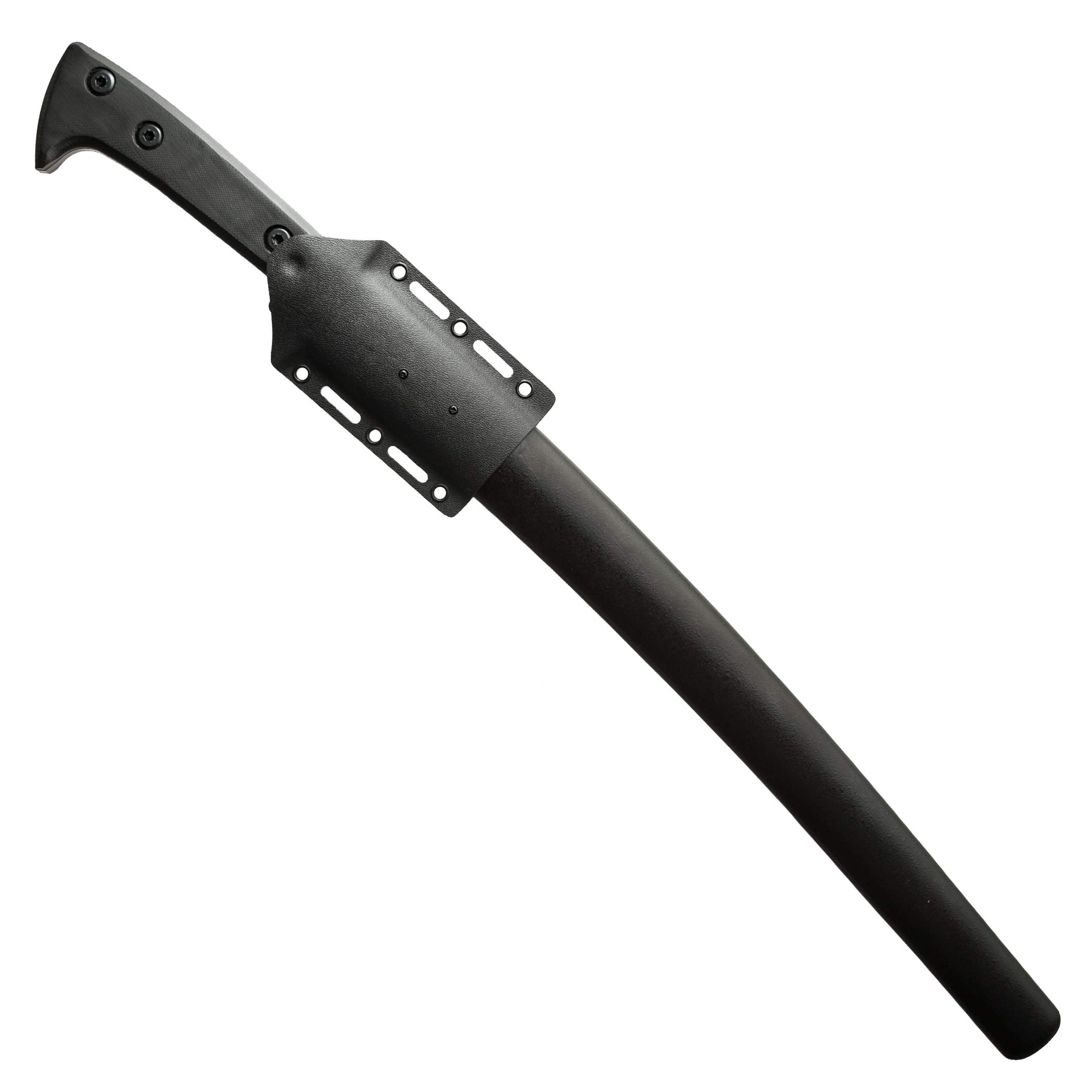 APOC Survival Yataghan SD35520 Tactical Knife - Black Blade, Durable Handle for Outdoor Camping, Hunting & Emergency Survival Gear