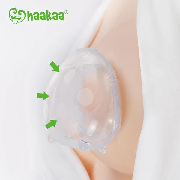 Haakaa Silicone Breast Pump | Manual Milk Collector for Nursing Moms | 75ml (2.5oz) | BPA-Free | Perfect for Leak-Free Pumping, Travel & Hands-Free Breastfeeding