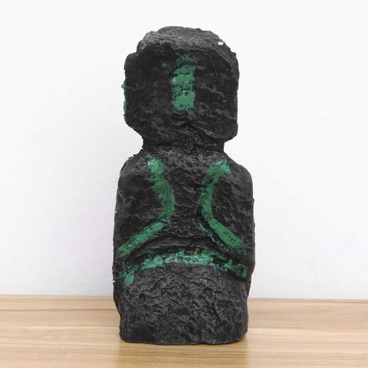 PRETYZOOM Aquarium Decor - Easter Island Moai Head Fish Tank Ornament with Planter | Unique Underwater Cave Shelter for Betta Fish & Aquatic Plants | Perfect for Desktop, Home & Office Aquascaping Decorations