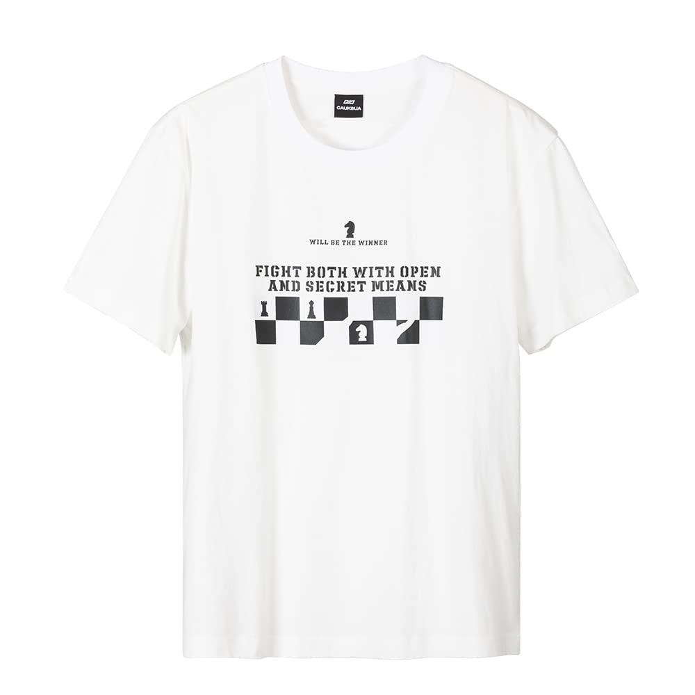 Men's Graphic Logo T-Shirt - Short Sleeve Crew Neck Cotton Tee for Casual Wear | Perfect for Everyday Outfits, Street Style & Weekend Looks