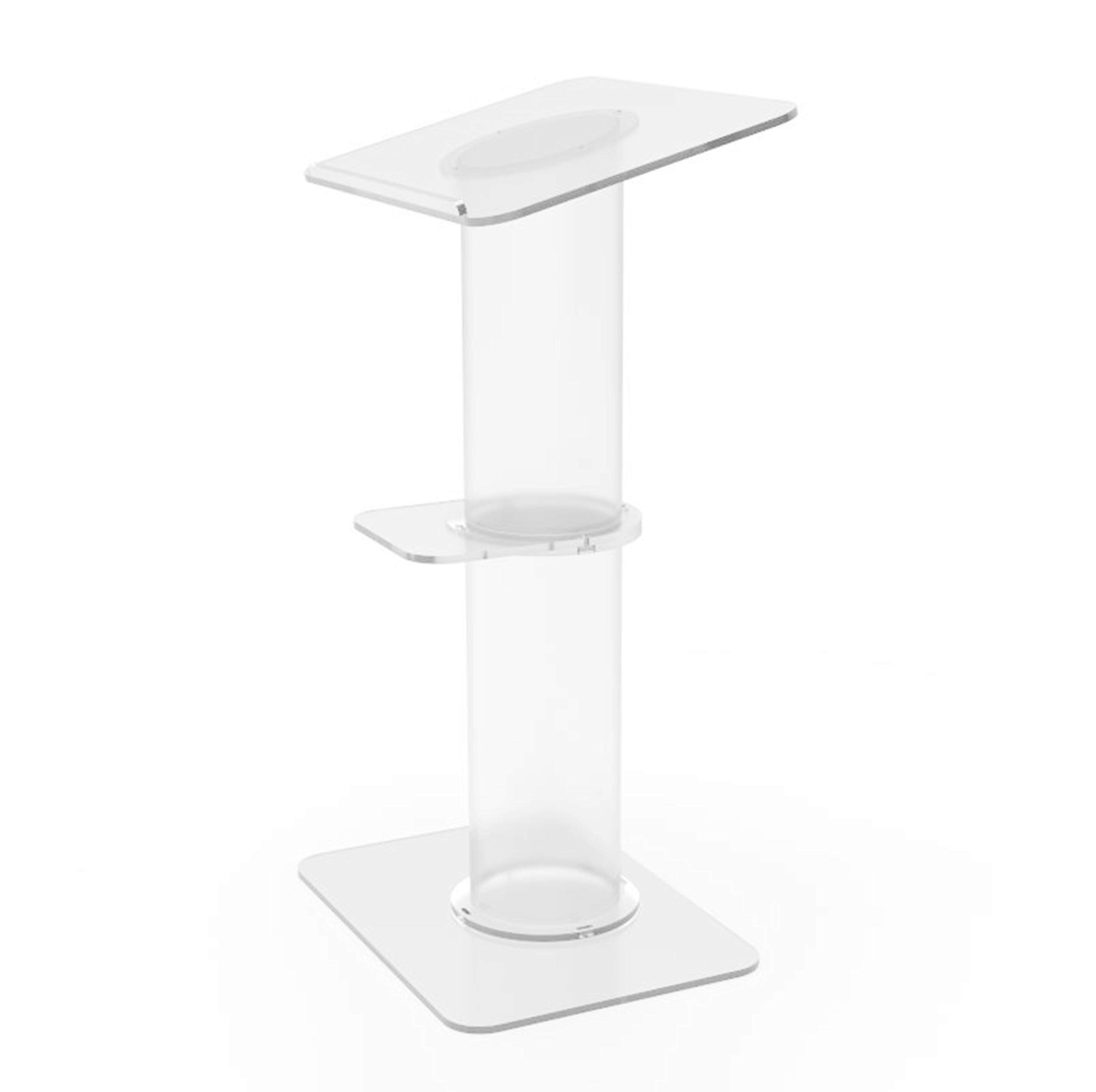 FixtureDisplays® Clear Acrylic Podium - 23.3