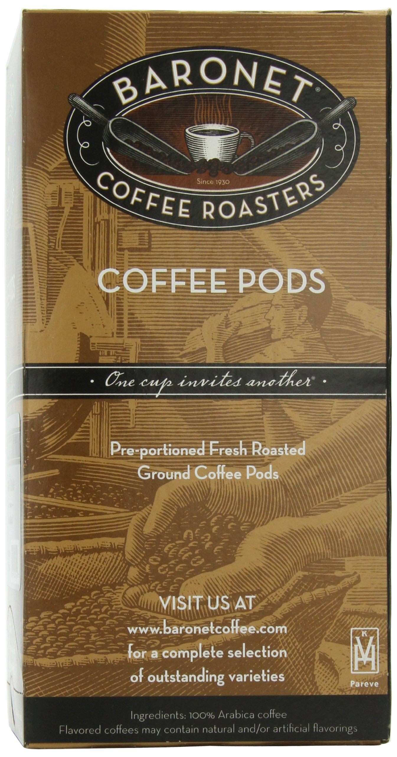Baronet Coffee Creme Brulee Medium Roast Pods - 18 Count (Pack of 3) | Compatible with Keurig 2.0 | Perfect for Breakfast, Office & Gift Giving