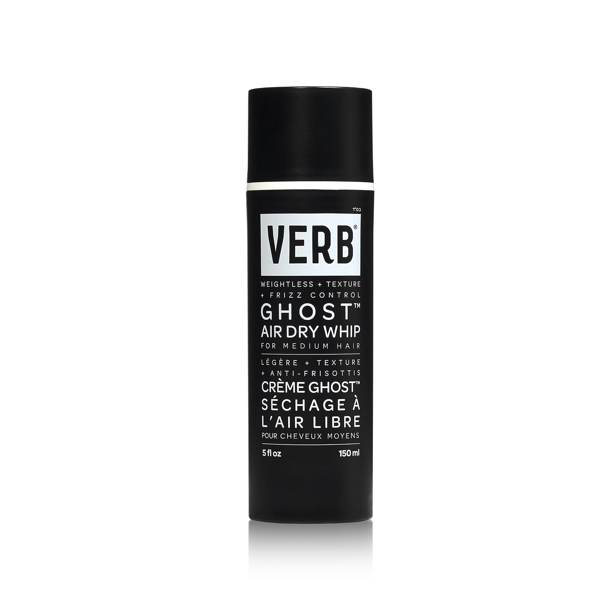 VERB Ghost Air Dry Whip - Lightweight Styling Foam for Frizz-Free Hair | Perfect for Air Drying & Natural Hairstyles