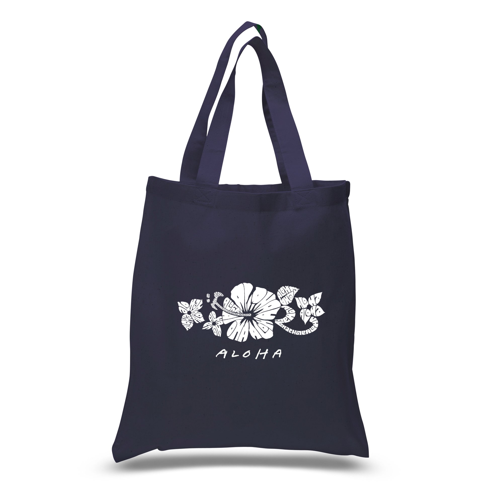 LA POP ART Word Art S Tote Bag - Stylish Aloha Print Beach Bag for Women | Perfect for Shopping, Travel & Summer Outings