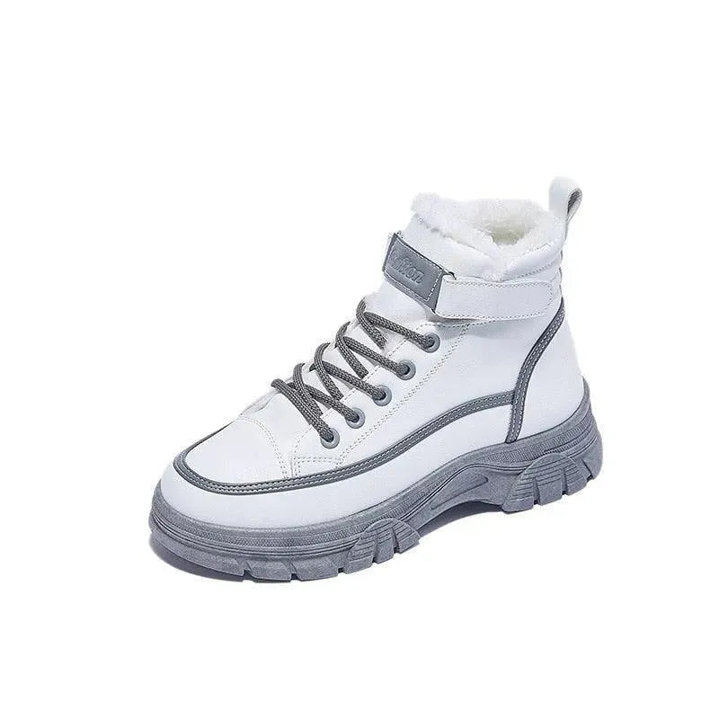 Warm Thick Sneaker Boots for Women & Men - Waterproof Winter Snow Boots with Non-Slip Sole | Perfect for Hiking, Outdoor Activities & Cold Weather