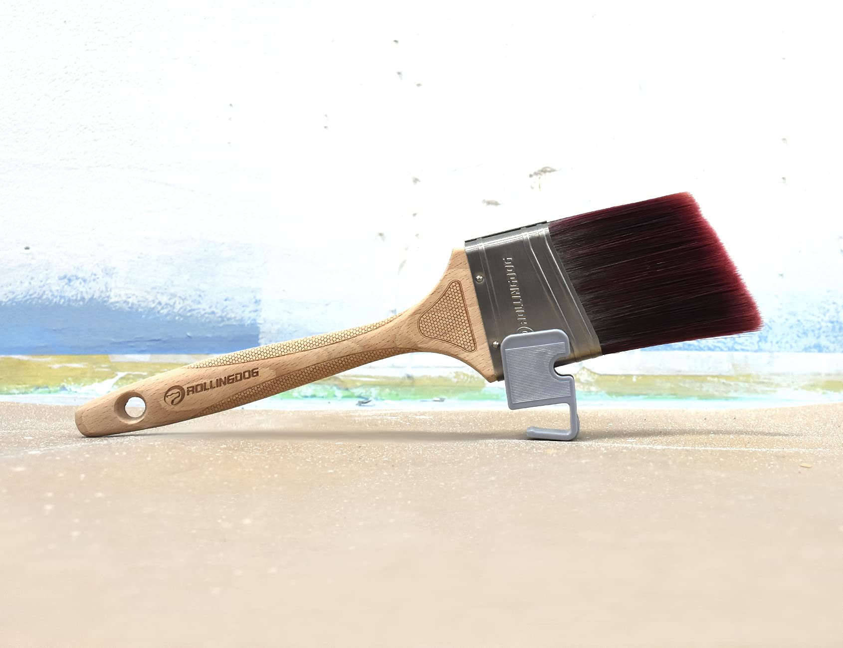 ROLLINGDOG Paint Brush Roller Cleaner Tool with Clip - Professional Paint Brush & Roller Cleaning Accessory for Artists & DIY Home Painting Projects