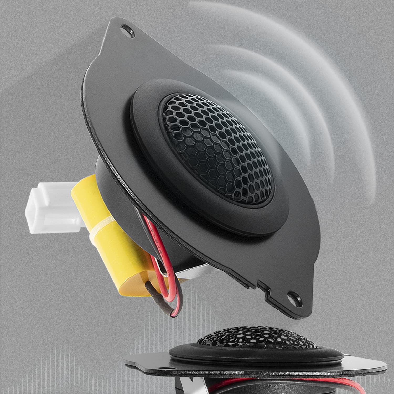Bonbo 2PCS Silk Dome Super Tweeters - High-End Component Tweeters for Jeep Wrangler JL/JLU, Gladiator JT (2018-2022) | Premium A-Pillar & Roof Speakers for Enhanced Audio Surround | Perfect for Off-Road Adventures & Car Audio Upgrades