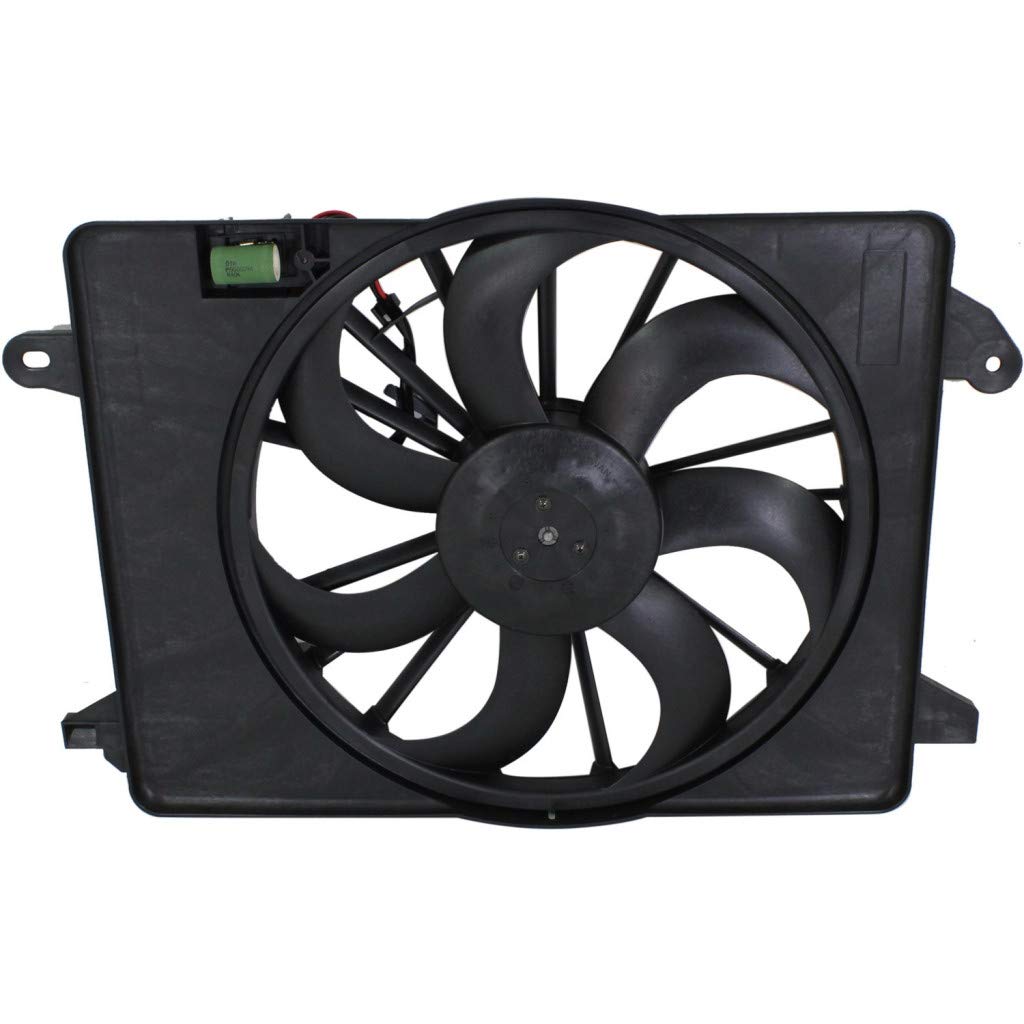 Chrysler 300 Radiator Cooling Fan Replacement 2009-2018 - OEM CH3115169 & 68050129AA - Single Fan for Engine Overheating Protection & Cooling System Repair