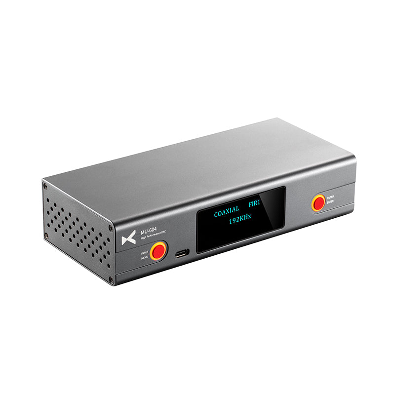 xDuoo MU 604 High Performance DAC with Dual ES9038Q2M Chips - Supports DSD256 & 32bit/768kHz - Perfect for Audiophiles & Home Audio Systems