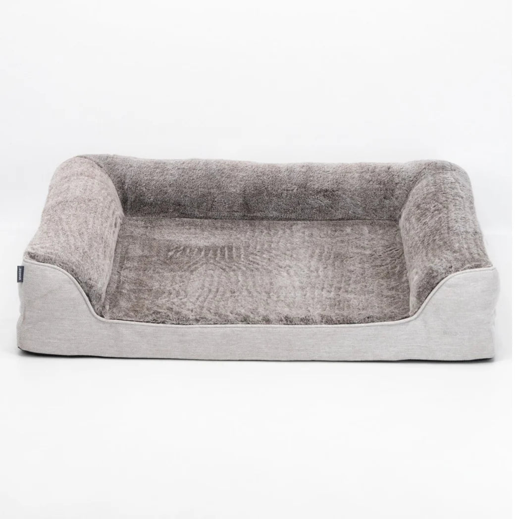 Premium Cashmere Dog Bed - Ultra Soft & Comfortable Pet Sofa for Small & Medium Dogs - Perfect for Living Room, Bedroom, or Home Office