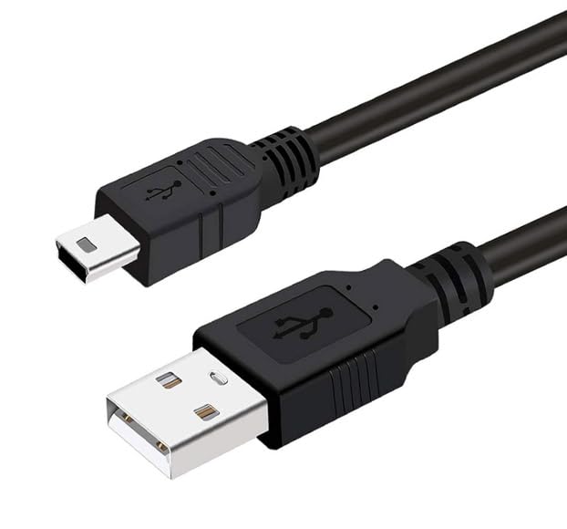 Replacement Calculator Charging Cable - USB Power Cord for Texas Instruments TI-84 Plus C Silver Edition/CE & TI-Nspire CX CAS - Perfect for School, Exams & Office Use