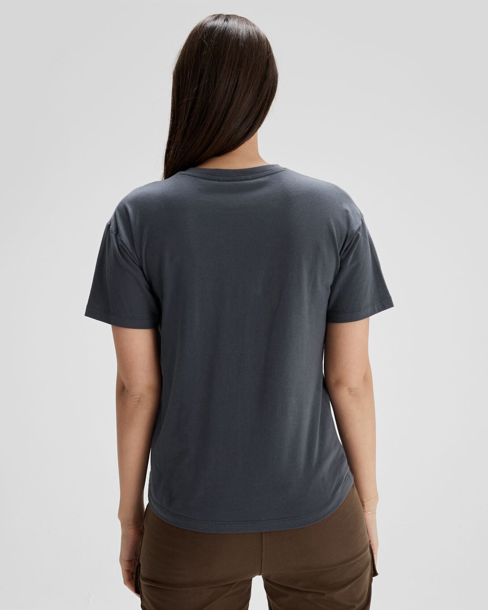 Organic Cotton Women's T-Shirt - Soft & Breathable Solid Tee for Casual Wear, Sleep & Lounge