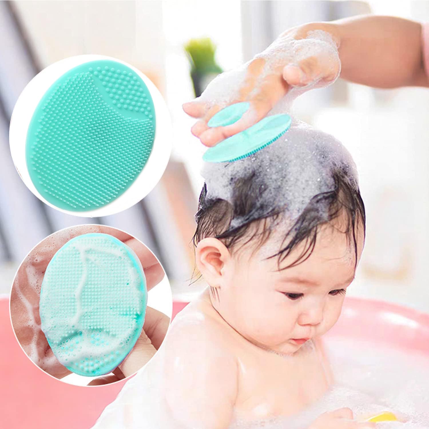 **Soft Goat Bristle Baby Hair Brush & Cradle Cap Brush Set for Newborns & Toddlers - Gentle Wooden Bristles for Sensitive Scalp - Perfect for Daily Hair Care & Cradle Cap Treatment**